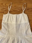 Miley Cyrus Personally Owned   Worn Cream Summer Top W  Floral Embroidery   Lace