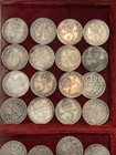 Lot Of  64 great Britain Silver  925 Sterling 3 Pence  1901-1919
