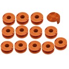 String Trimmer 12 Pcs For Worx Wa0010 Weed Eater W  Cap Replacement Spool Line