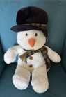 Iibot Russ Berrie Snowflake 4833 19    Snowman Vintage Plush