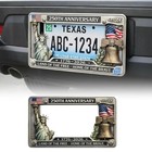 250th Anniversary Commemorative License Plate Frame  License Plate Frame  1pc 