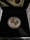 2010 Niue Island  1 Lucky Four Leaf Clover 1oz  925 Silver Coin Free Ship