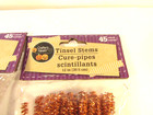 Orange Tinsel Stems 12    Pipe Cleaners 2 Packages Each W 45 Stems Crafters Square