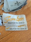 Vintage Fabric Designer Clothing Labels Lot 400  Sewing Craft Suit Jacket M73