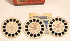 Vtg 1950   s Sawyer   s Bakelite Model E View-master Viewer W original Box   3 Reels