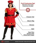 Women s Fairy Tale Lord Costume Wig Adult Farquaad Shrek Villain Dress S - Xl