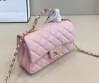 New Women Pink Classic Retro Pink Hand-held Crossbody Bag