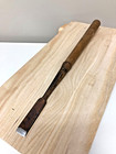 22mm Tsuki Nomi Japanese Slick Push Chisels   17 3 In  440mm  Used  a03