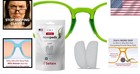 Eyeglass Nose Pads  5 Pair  Clear  Anti Slip Grip For Glasses