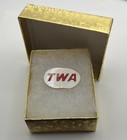 Twa Trans World Airlines Globe Logo Pin     Pre-jet Age Classic Repro W  Box