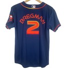 Nike Houston Astros Alex Bregman Space City Connect Jersey Kids Large 14 16 Navy