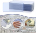 50 Pack Hard Plastic Clear Money Holder 6 8 X 2 9 Pvc Transparent Bill Mon