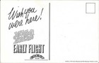 Jefferson Airplane Early Flight Lp Promo Card 1974 Grunt Records