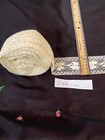 Antique Vtg Lace Collar Trim Crochet Wedding Edge Floral Doll Dress Hem 11 Yards