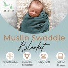 Muslin Swaddle Blankets For Newborn  3 Pack Large 47 X 47 Receiving Blankets  So