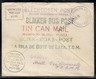 1939 Niuafoou Isl  Tonga Tin Can Canoe Mail Cover To Auckland Nz  Union Line