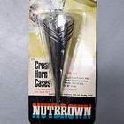 Vintage Nutbrown Cream Horn Cases Heavy Aluminum 4 1 2  Pack Of 6 England