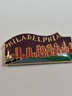 Philadelphia Travel Souvenir Lapel Pin Pennsylvania 1998 City Skyline