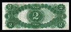 1917  2 Crisp Xf  Large Size Legal Tender United States Note 