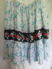Vintage Seminole Patchwork Skirt Native American Handmade Authentic Tribal Art 