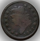 1811 Classic Head Large Cent - Us 1c Copper Coin
