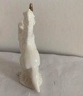 Vintage White Unicorn With Gold Horn Bone China Figure