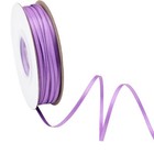 Solid Color Satin Ribbon 1 8 Inch X 100 Yards Roll Grape Double Faced For Gif   