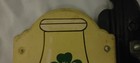 Art Deco Drink Clover Leaf Milk  Grocery Store Door Push Sign Bottle 4 Leaf