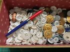 Estate Find Antique To Vintage Button Lot Crafting And Sewing Unsearched