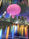 Official Coldplay Lincoln Financial Philadelphia Pa June 8 2022 Poster Authentic