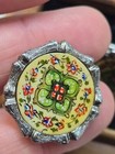 Vintage Men s Cufflinks Large Retro Carved Wood Box