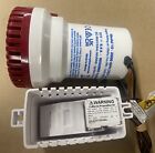 Combo Bilge Pump  Rule 2000 Gph  12 Volt And Float Switch 40a-m For Boats
