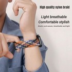 Magnetic Nylon Loop Strap For Apple Watch Series Braided Wristband For Iwatch  