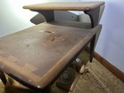 Vintage Lane Acclaim Walnut Side Table-mid-century Modern Very Well Built And O 