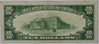 1934  10 Silver Certificate Yellow Seal North Africa Fr  2308  Vf - Rarity Note