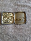 Antique Art Nouveau Cigarette Case  Silveroin   1912