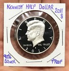 Junk Drawer Lot  90  Silver 2011 S Proof Half Dollar   Coins   Cards   Stamps