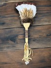 Authentic Creek Feather Smudge Fan  Native American Prayer Tool Handcrafted