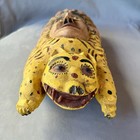 Antique Mexican Michoacan Wood Festival Dance Mask  Vintage Folk Art Jaguar 18   