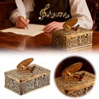 European Three-dimensional Embossed Bird Music Box  Mechanical Singing Bird