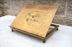 Older Brass Missal Stand  Book Stand  Gospel Stand    cu237  Chalice Co