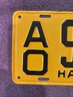 Hawaii 1940 License Plate