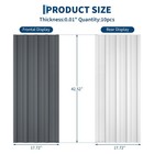 10 Pcs Roof Panels Galvanized Steel Hardware Metal Roofing Sheets Wall Panels Us