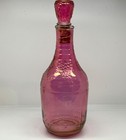 Vintage Cranberry Wine Decanter 10 1 4 