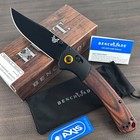 New -benchmade 15080-2 crooked River-custom Black Cpm-s30v-wood folding Knife