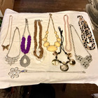 Large Lot Of Vintage Necklaces