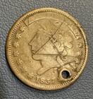 1837 Hard Time Token -    millions For Defence Not One Cent For Tribute   
