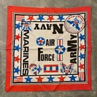 Lot Of 5 Vintage Harley Riders Bandanas Jack Daniel   s Army Navy  Ski Apache