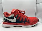 Nike Federer Zoom Vapor 9 5 Tour Mens Sz 12 Tennis Shoes 631458-613 Red Nadal
