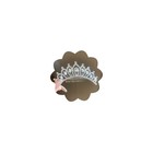 Princess Tiara Crystal Crown Headband Mini Silver Pearl Rhinestone Crown With